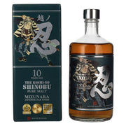 Shinobu Whisky Pure Malt 10 ans d'âge, affiné en fûts de chêne japonais MIZUNARA, 43 % vol., 0,7 l, dans un coffret cadeau