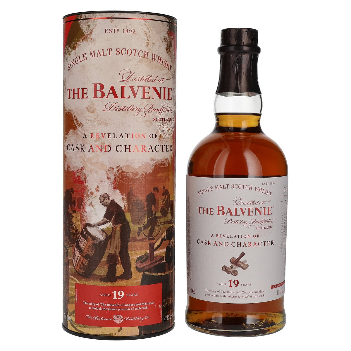 Balvenie STORIES 19 Years Old A Revelation of Cask and Character 47,5% vol. 0,7 l in geschenkverpakking