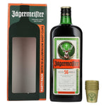 Jägermeister TRAVELLERS' EXCLUSIVE 35% Vol. 1,75l in Geschenkbox mit 10 Metal Shot Cups