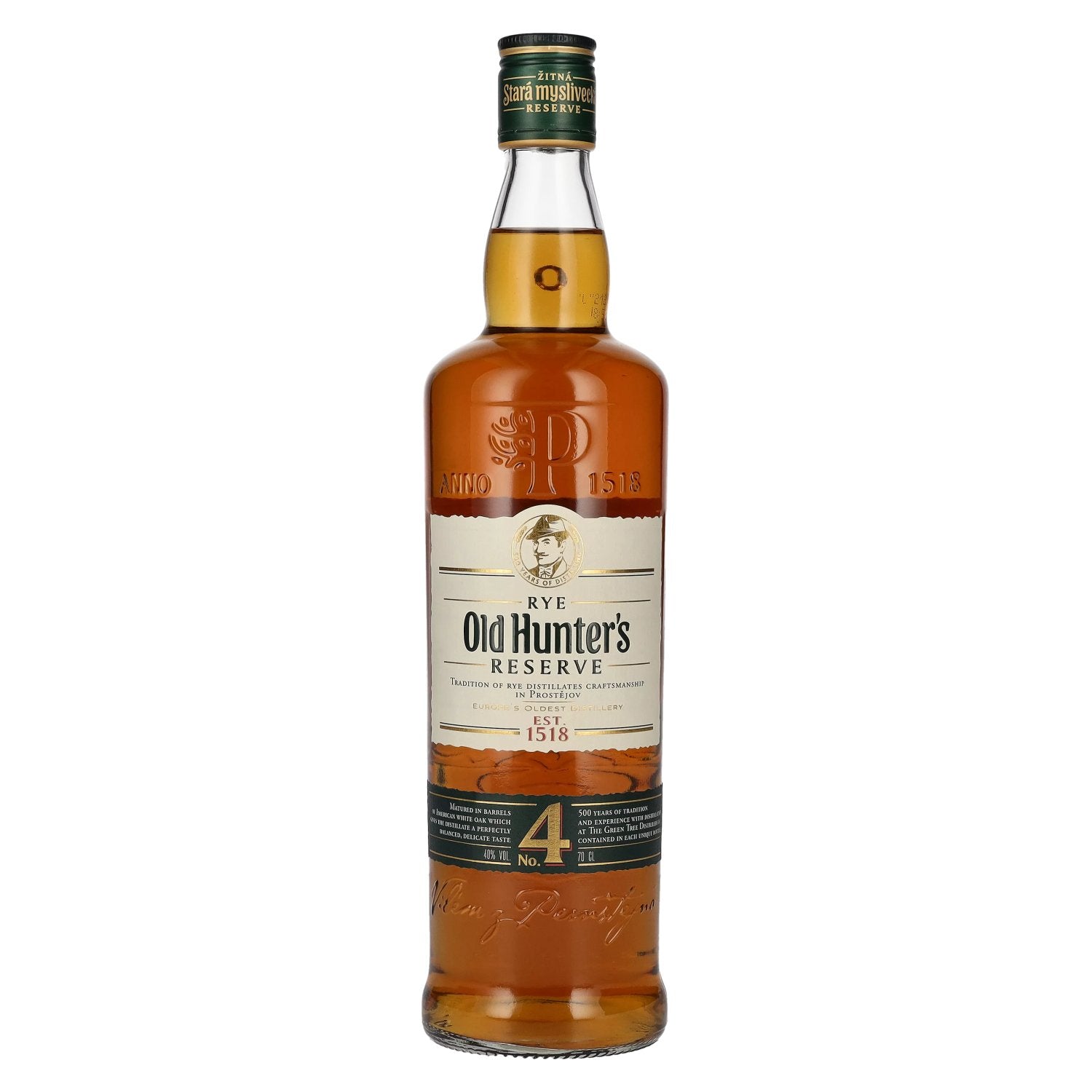 Old Hunter's No. 4 Rye Reserve Whisky 40% vol. 0,7l