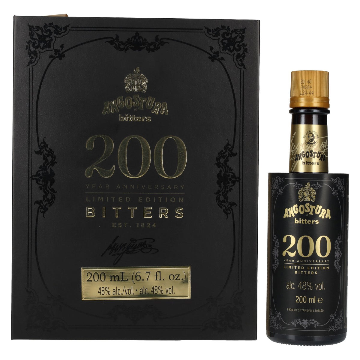 Angostura Bitters 200 Year Anniversary Limited Edition 48% Vol. 0,2l in Geschenkbox