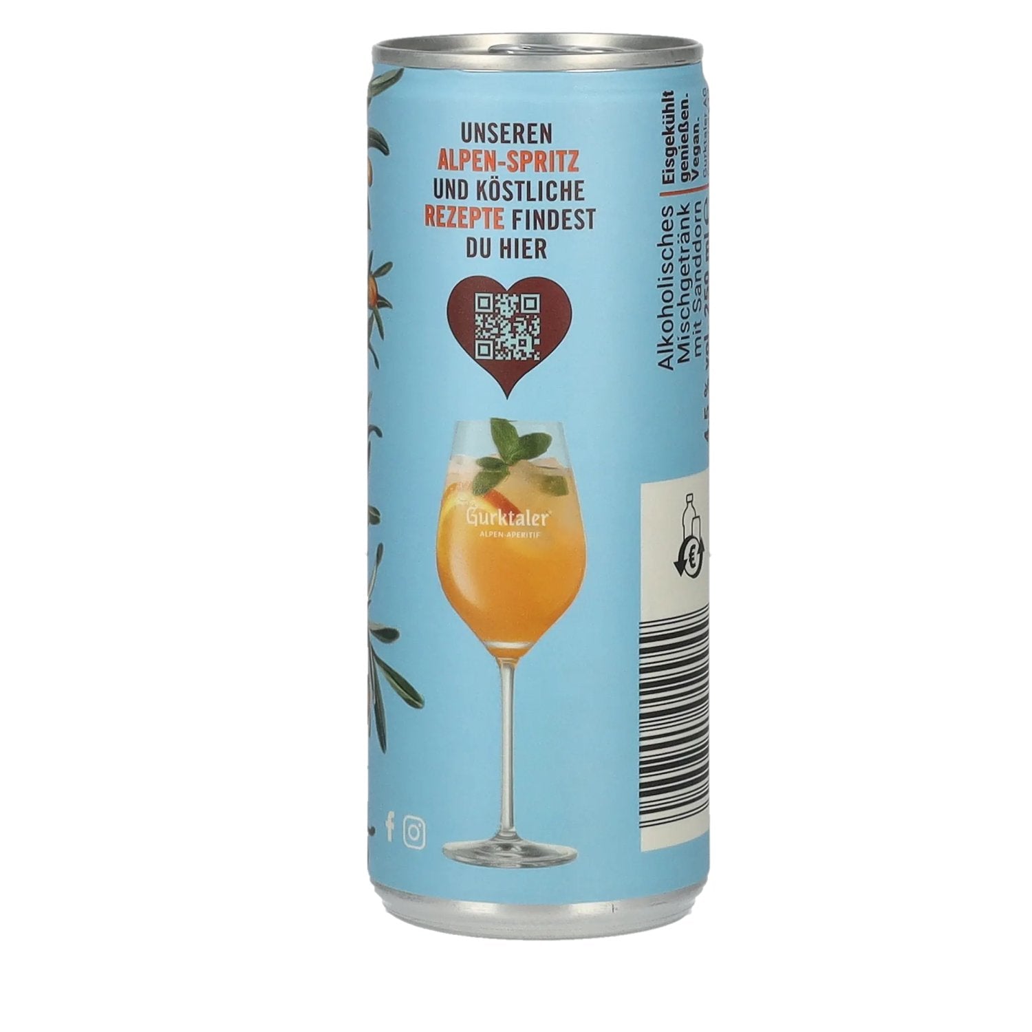Gurktaler Alpen-Spritz aperitif 4.5% ABV, 0.25l can, deposit required