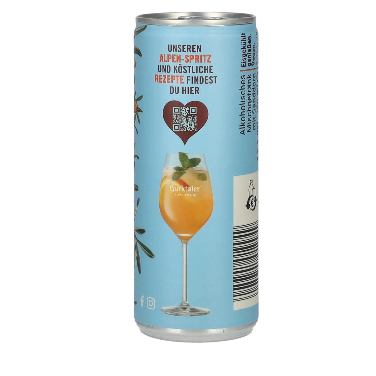 Gurktaler Alpen-Spritz aperitif 4.5% ABV, 0.25l can, deposit required