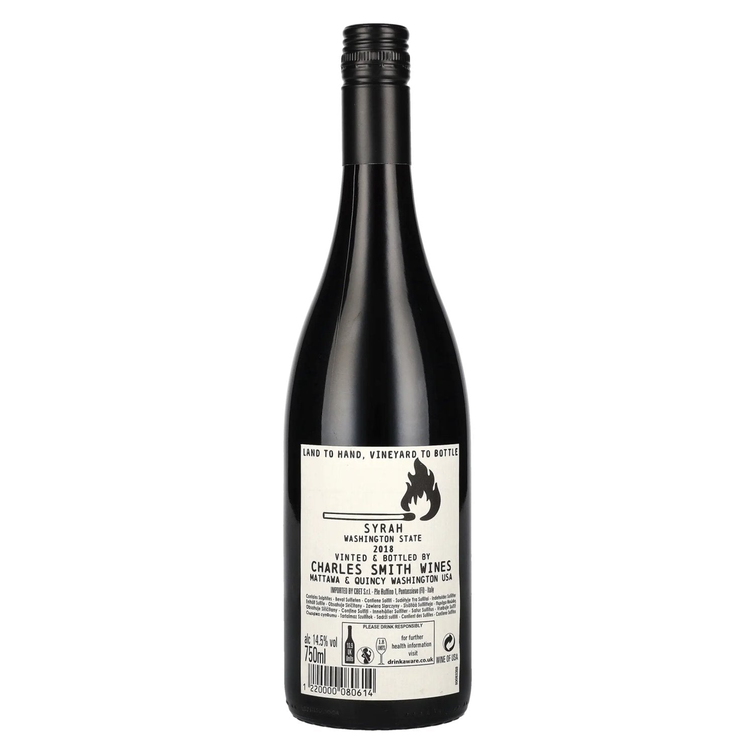 Charles Smith Boom Boom Syrah Washington State 2018 14,5% Vol. 0,75l