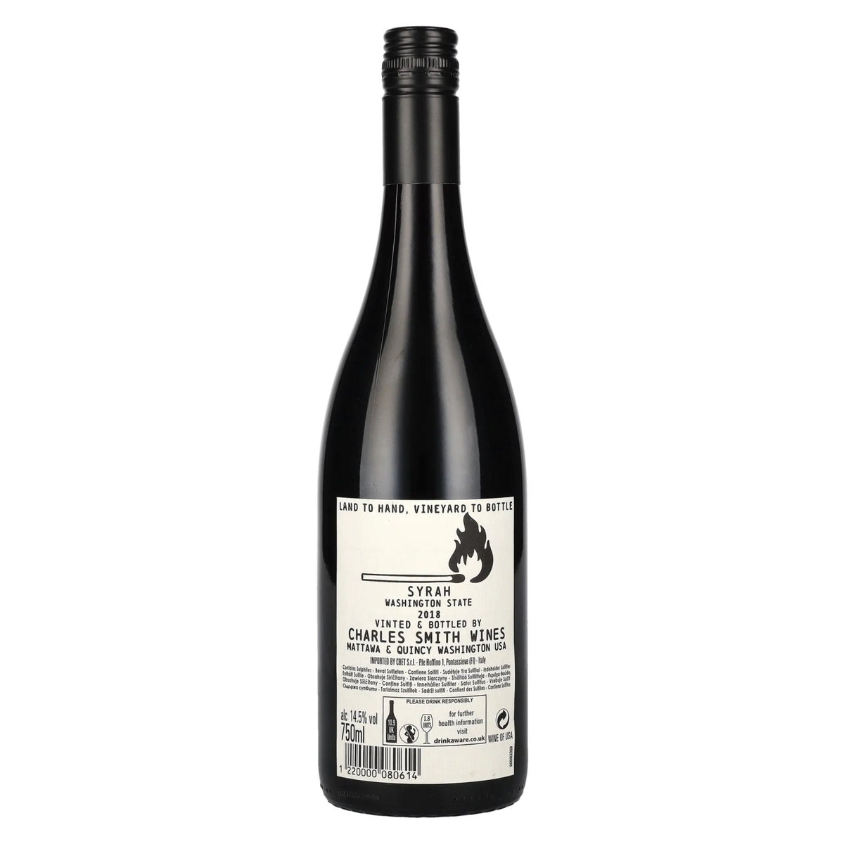 Charles Smith Boom Boom Syrah Washington State 2018 14,5% Vol. 0,75l