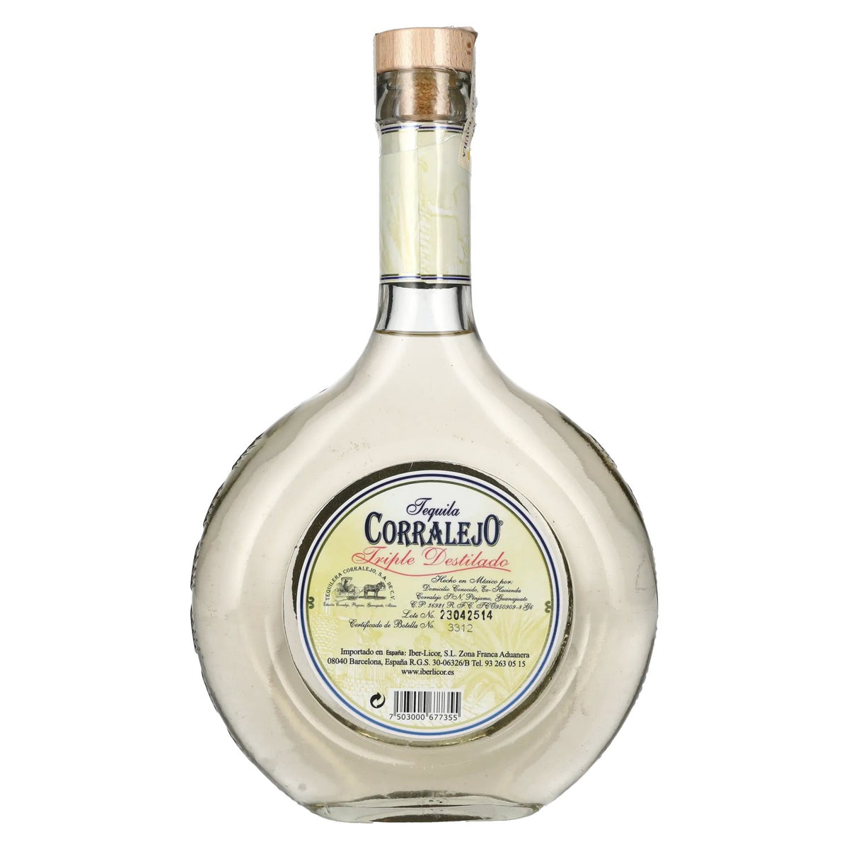 Corralejo Tequila REPOSADO Triple Distilled 100% Agave 38% ABV 0.7l