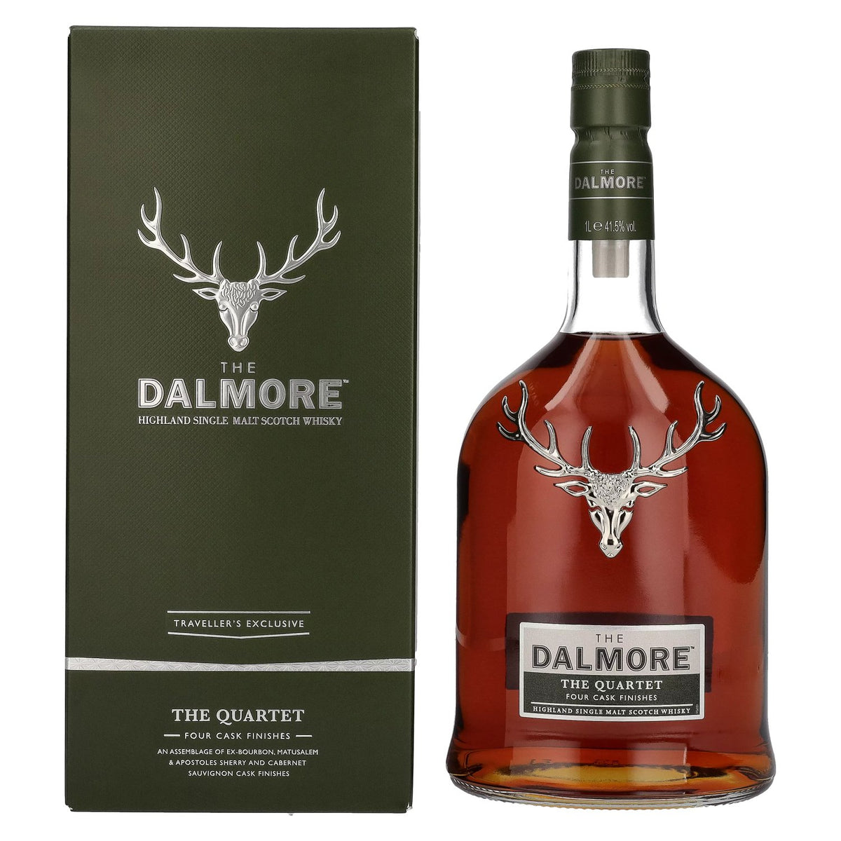 The Dalmore THE QUARTET Highland Single Malt Scotch Whisky 41,5% Vol. 1l in Geschenkbox