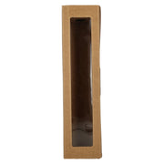 Präsentkarton NATUR offene Welle 1er 38 cm
