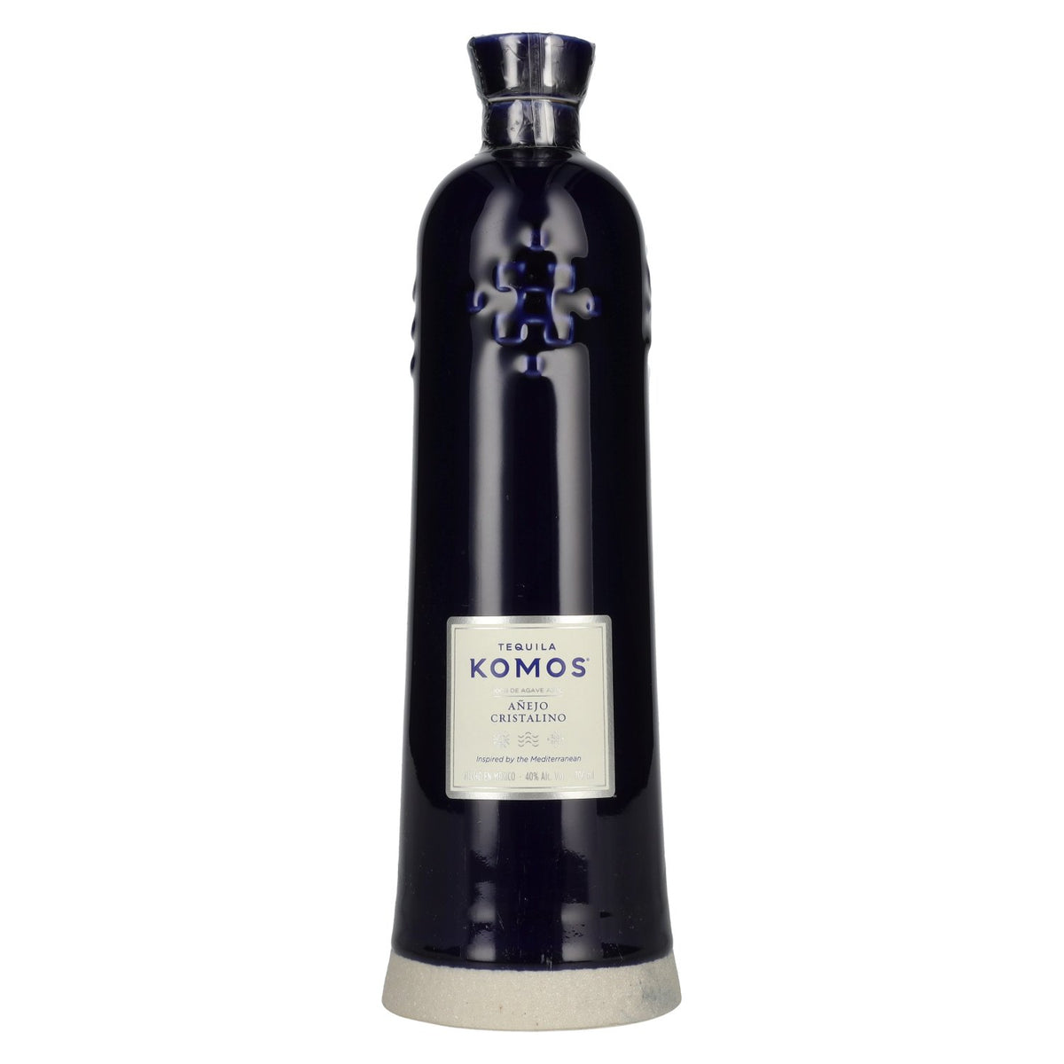 KOMOS Tequila Añejo Cristalino 100% de Agave Azul 40% Vol. 0,7l