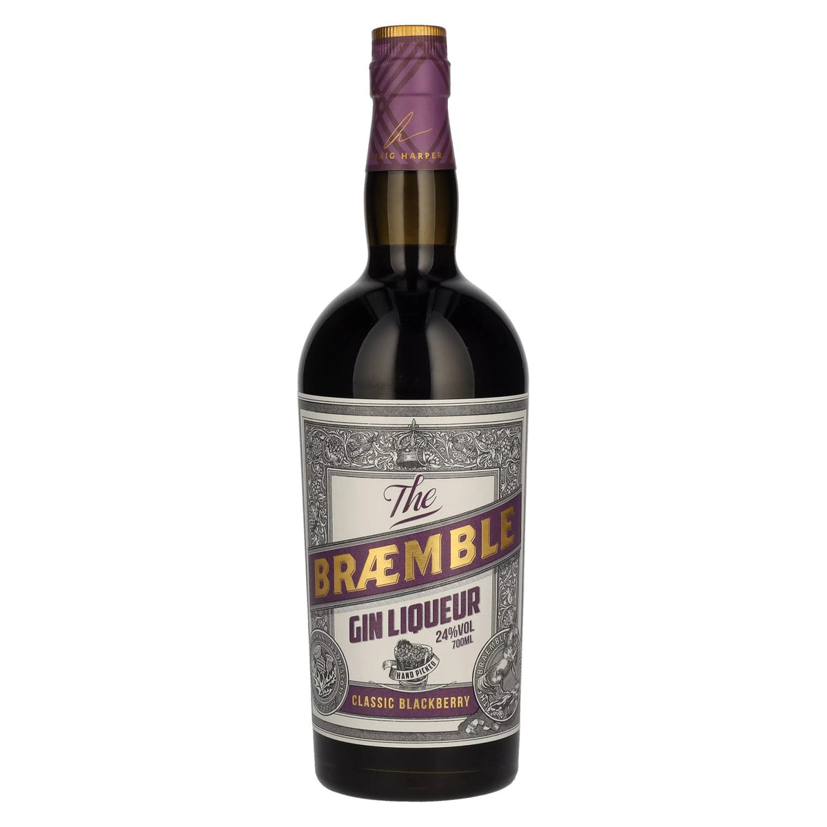 Liqueur de gin BRAEMBLE Classic Blackberry 24 % vol., 0,7 l