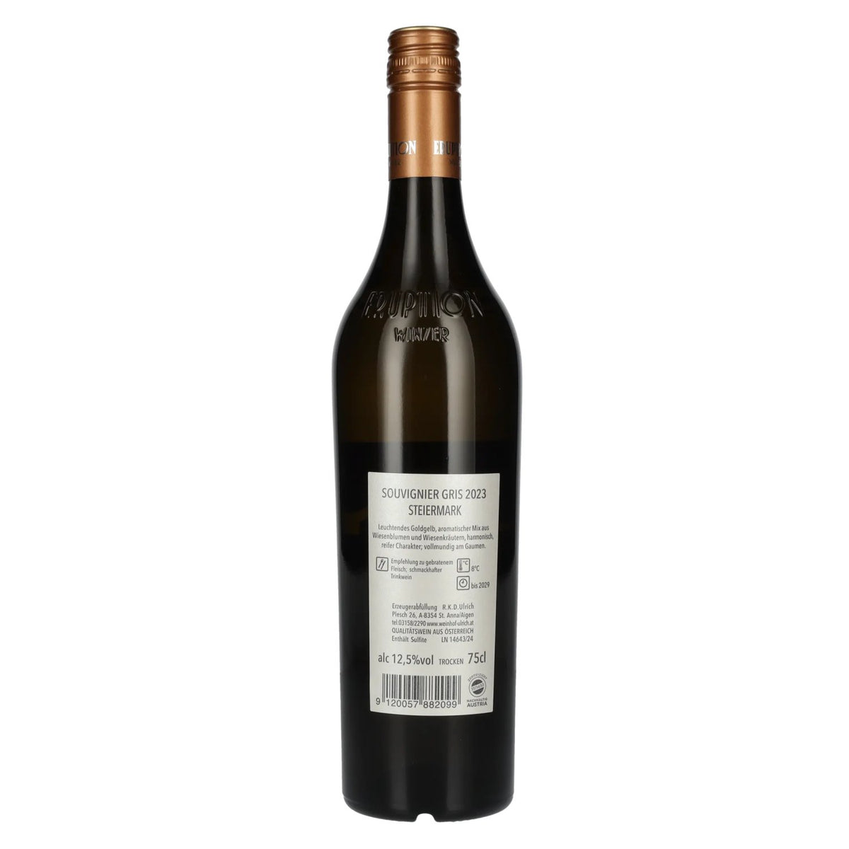 Weinhof Ulrich Souvignier Gris Steiermark 2023 12,5% Vol. 0,75l