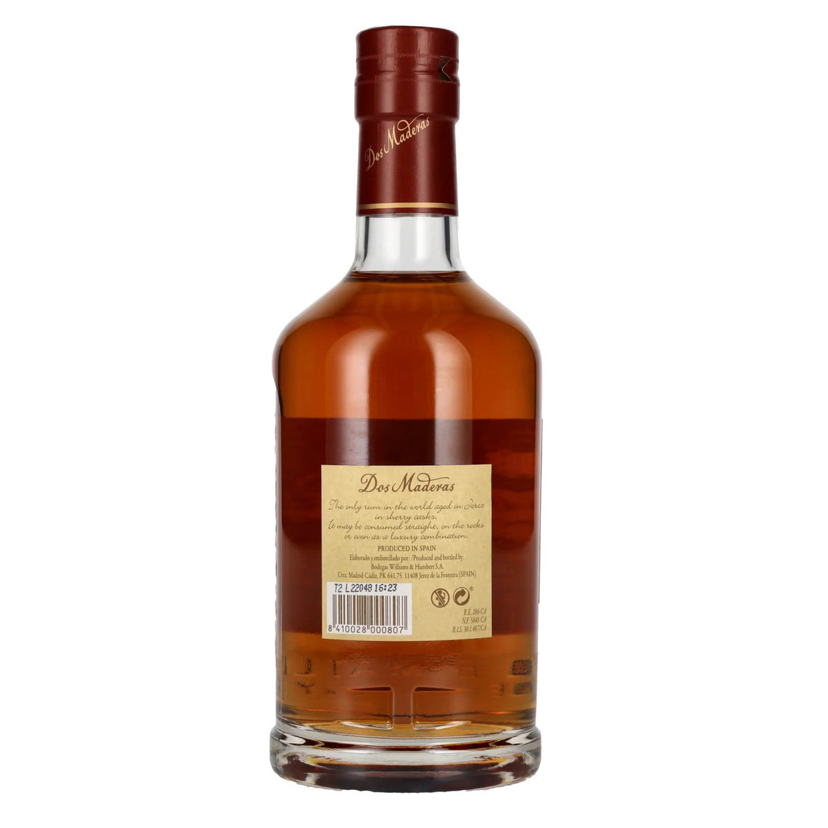 Dos Maderas Aged Rum 5+3 jaar oude dubbel gerijpte rum 37,5% vol. 0,7 l