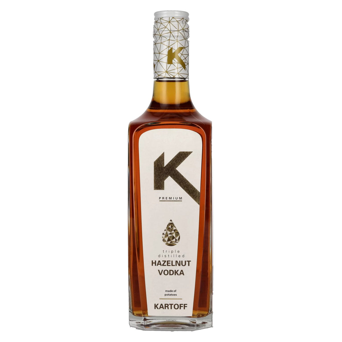 Kartoff Triple Distilled Hazelnut Vodka 38% ABV 0.7l