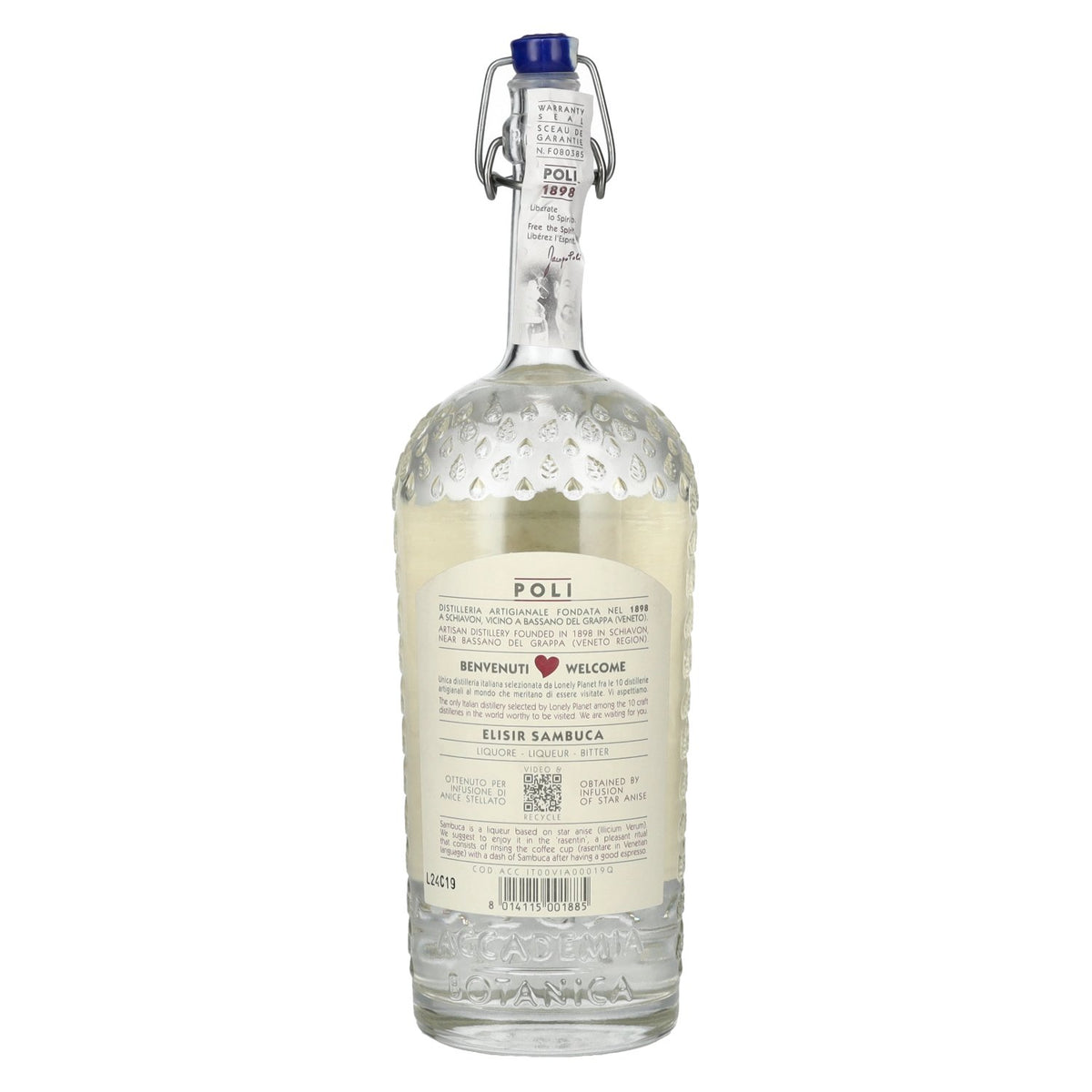 Poli Elisir Sambuca Likeur 40% vol. 0,7 l