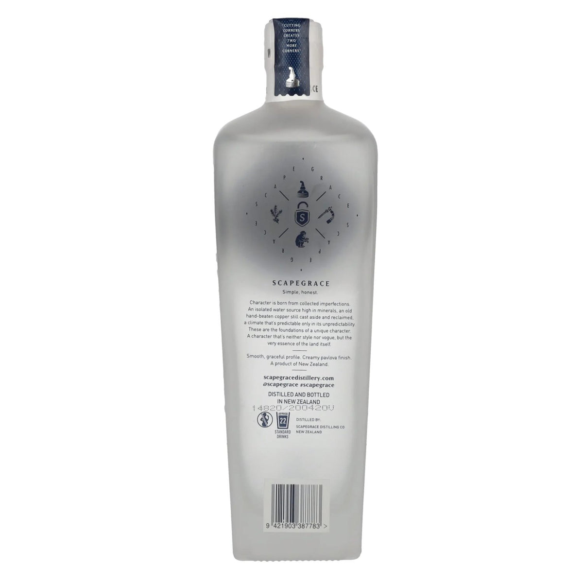 Scapegrace Small Batch Premium Vodka 40,6% Vol. 0,7l
