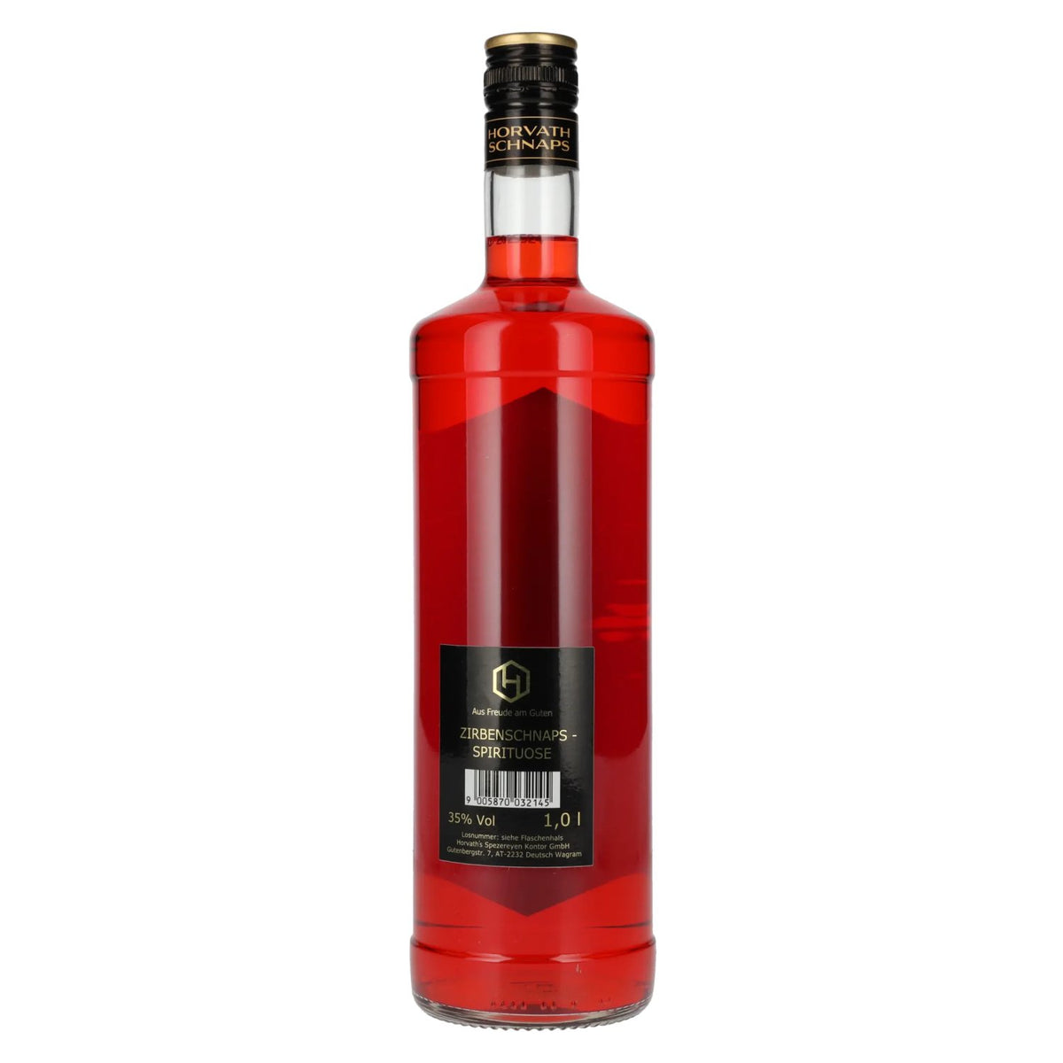 Horvath Zirberl Schnapps 35% ABV 1 litre