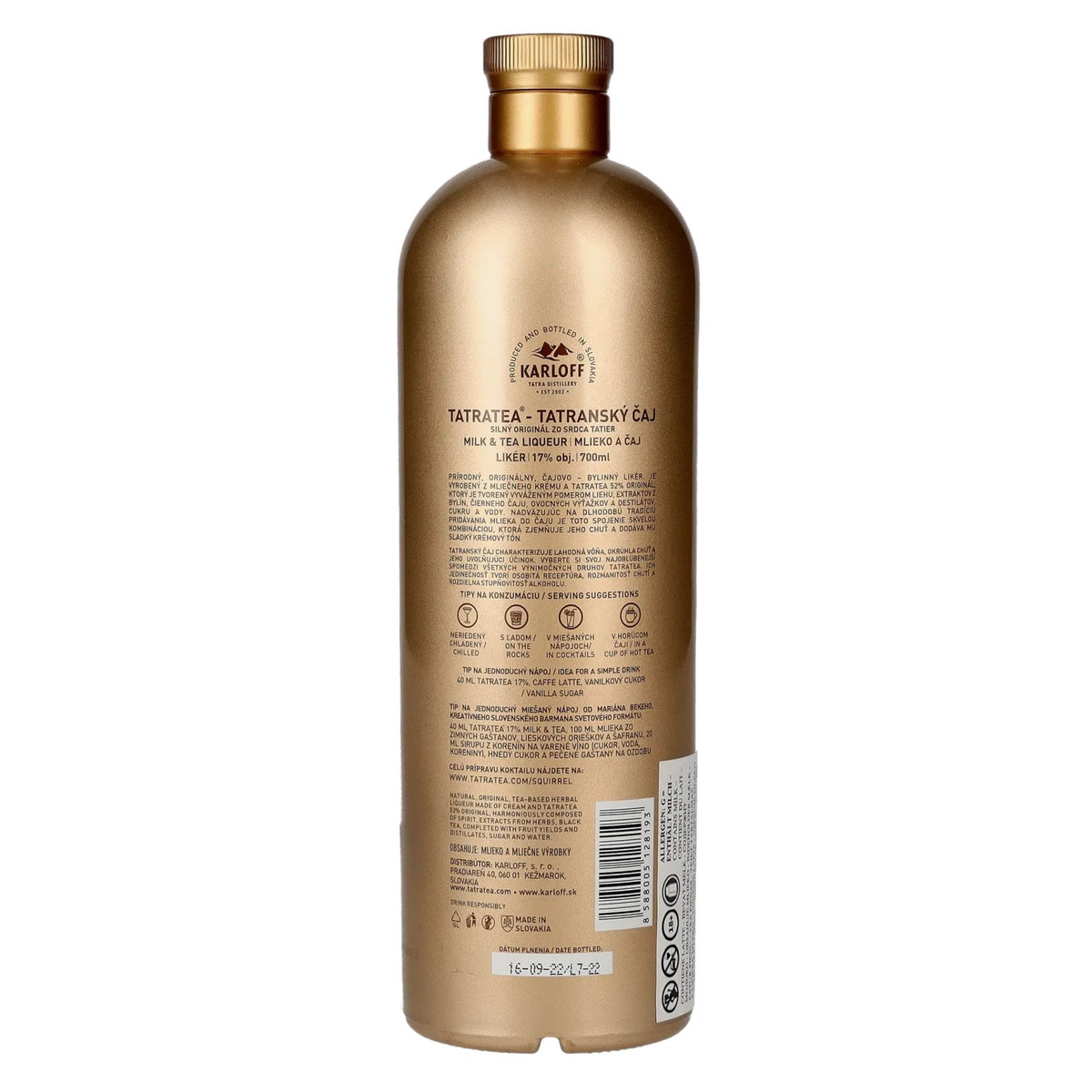 TATRATEA Milk & Tea Liqueur 17% Vol. 0,7l