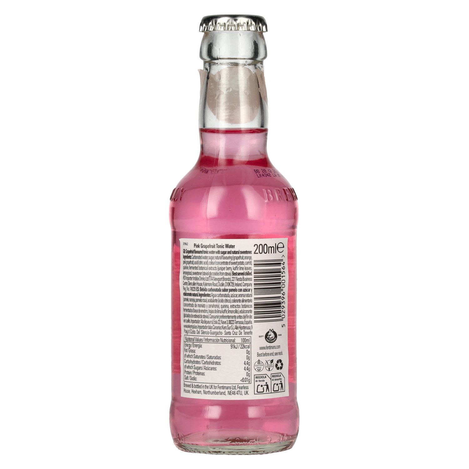 Fentimans PINK GRAPEFRUIT Tonic Water 0.2l