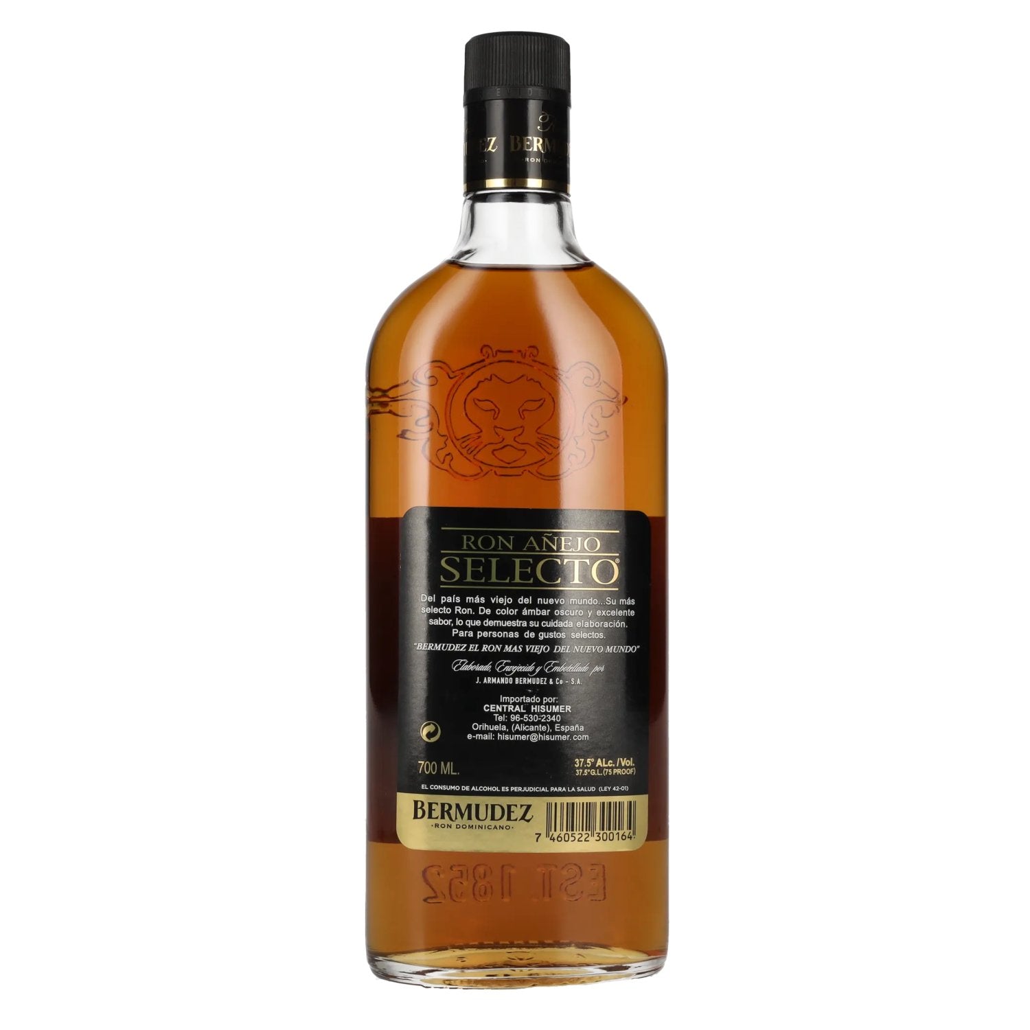 Bermudez Ron Añejo SELECTO Ron Dominicano 37,5% Vol. 0,7l