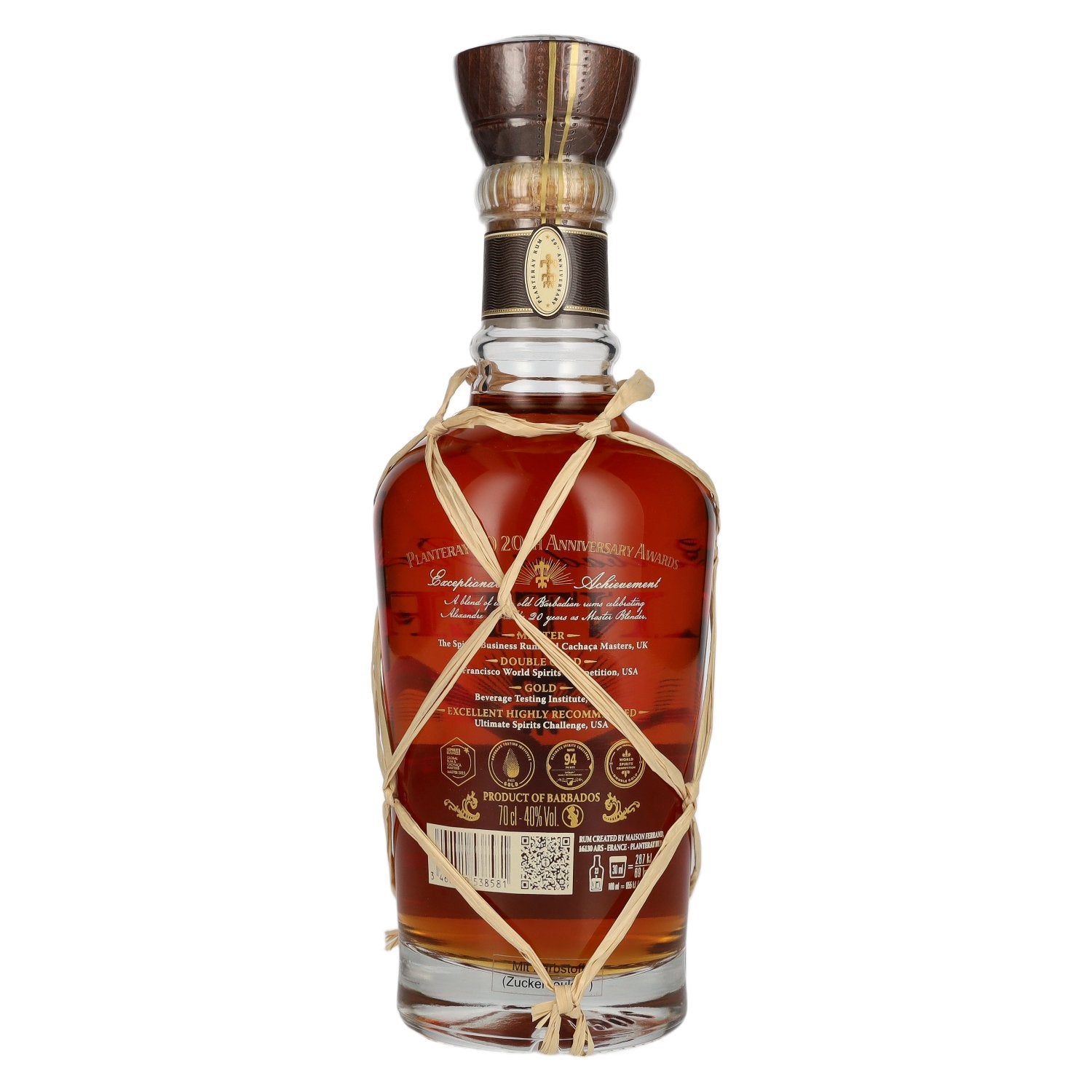 Planteray Rum BARBADOS XO 20th Anniversary 40% Vol. 0,7l