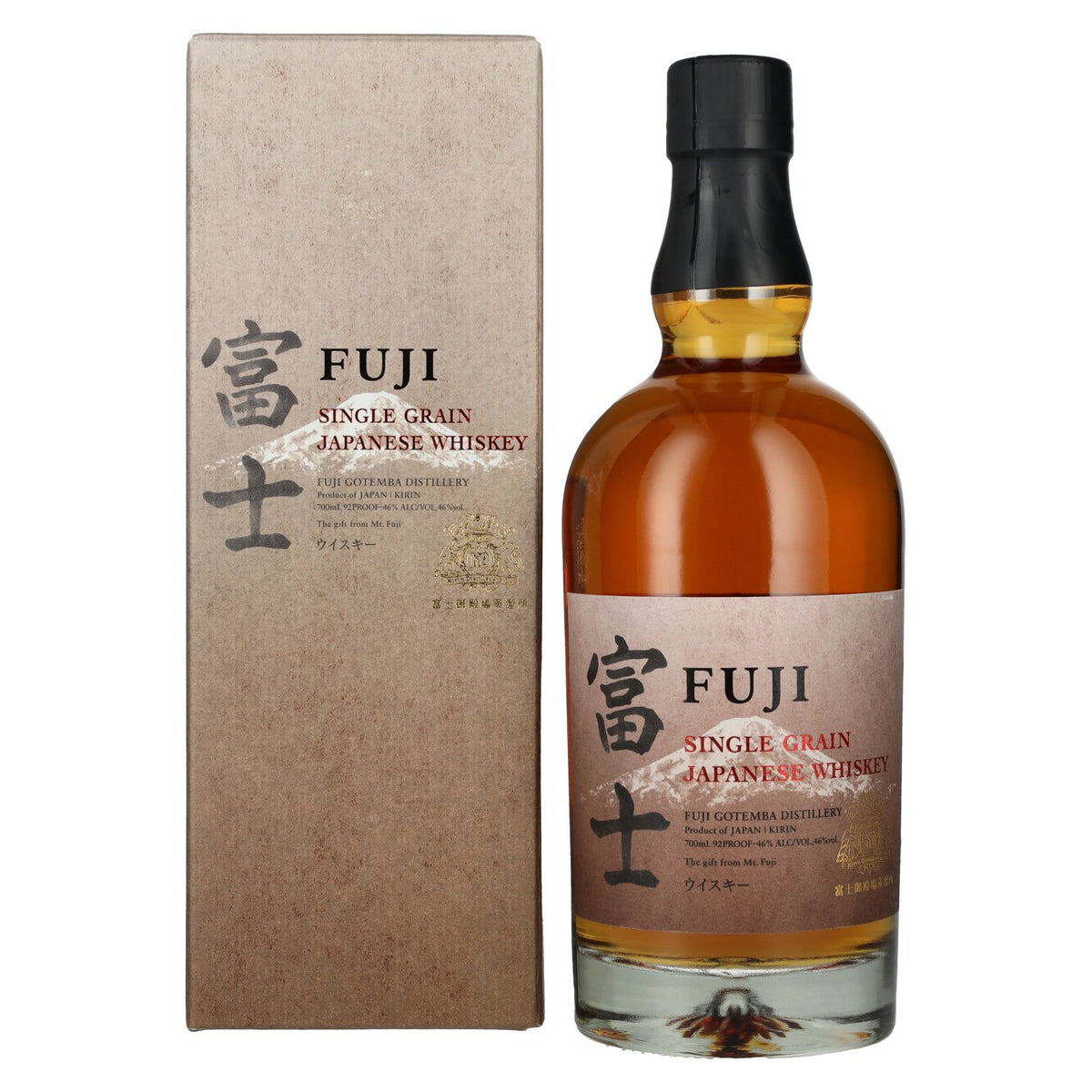 KIRIN FUJI Single Grain Japanese Whiskey 46% Vol. 0,7l in Geschenkbox