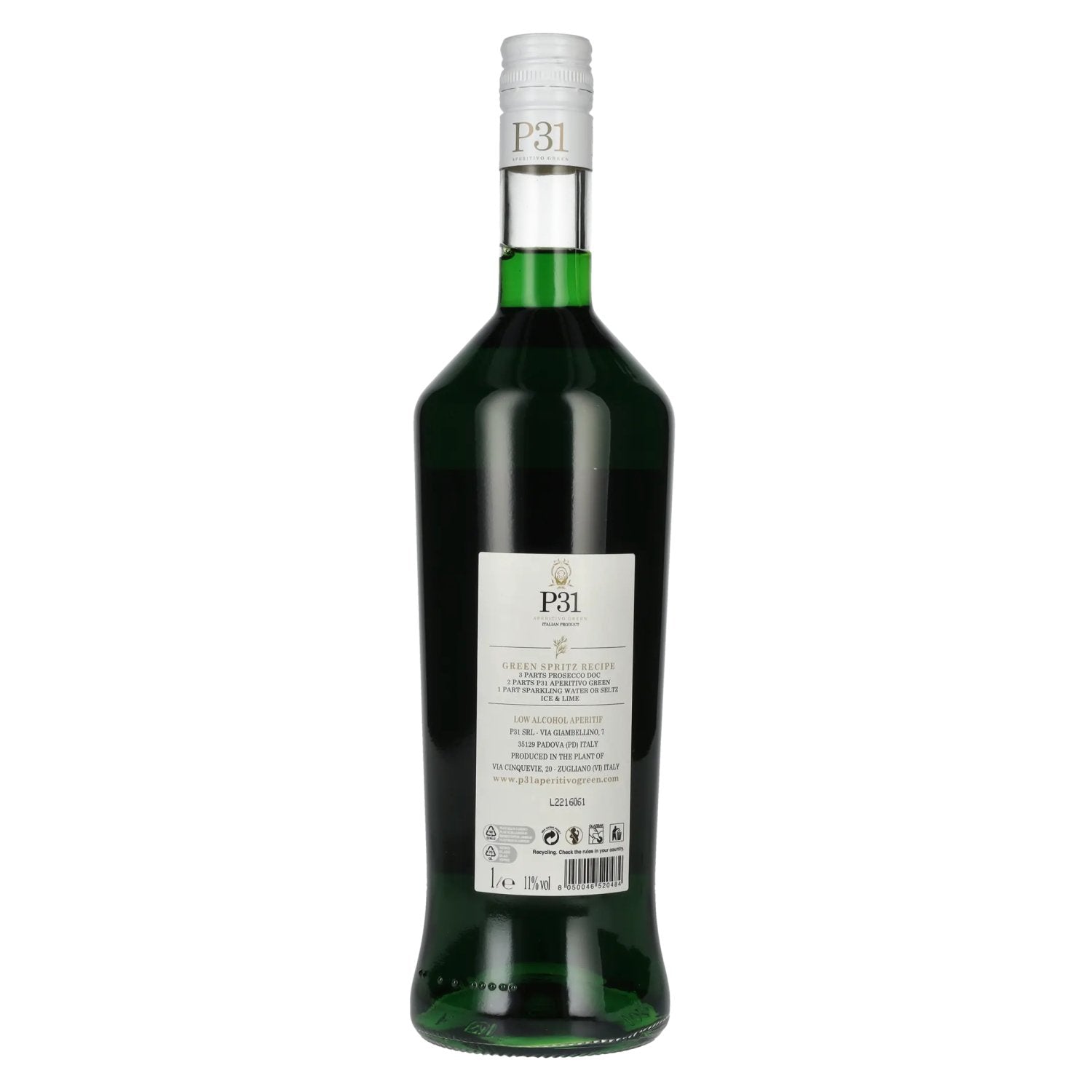 P31 Aperitivo Green 11% ABV 1 litre