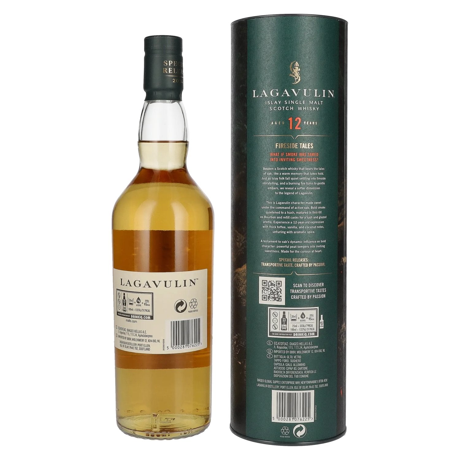 Lagavulin 12 Years Old Fireside Tales Single Malt Special Release 2024 57,4% Vol. 0,7l en boîte cadeau