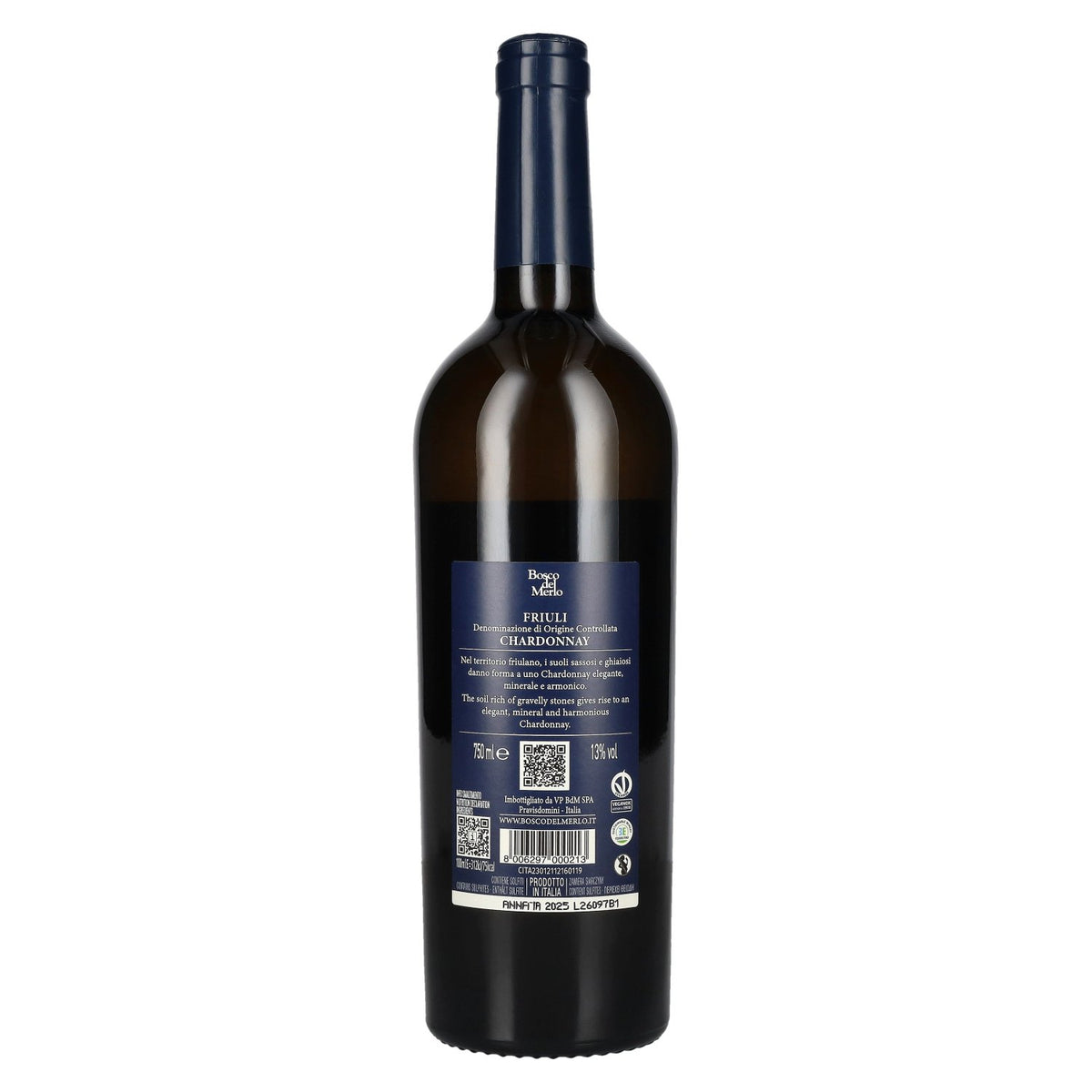 Bosco del Merlo CHARDONNAY Friuli DOC 2025 13 % vol. 0,75 l