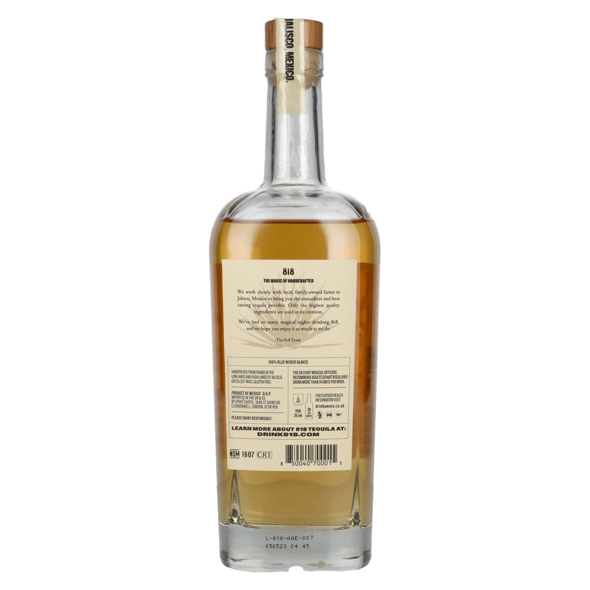 818 Tequila Añejo 100% Agave Azul by Kendall Jenner 40% Vol. 0,7l