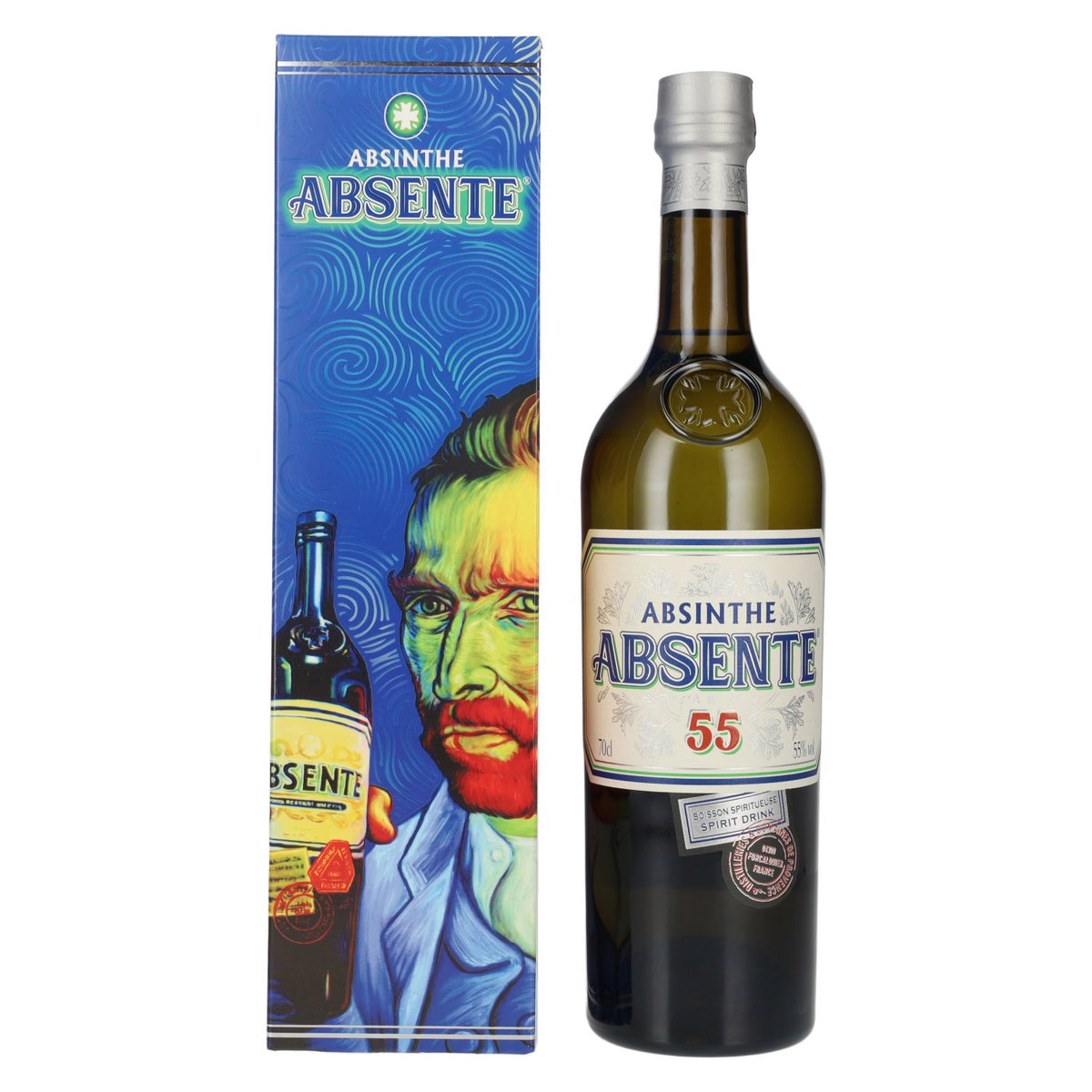 Absente Absinthe 55% vol., 0.7 litres, in a gift box