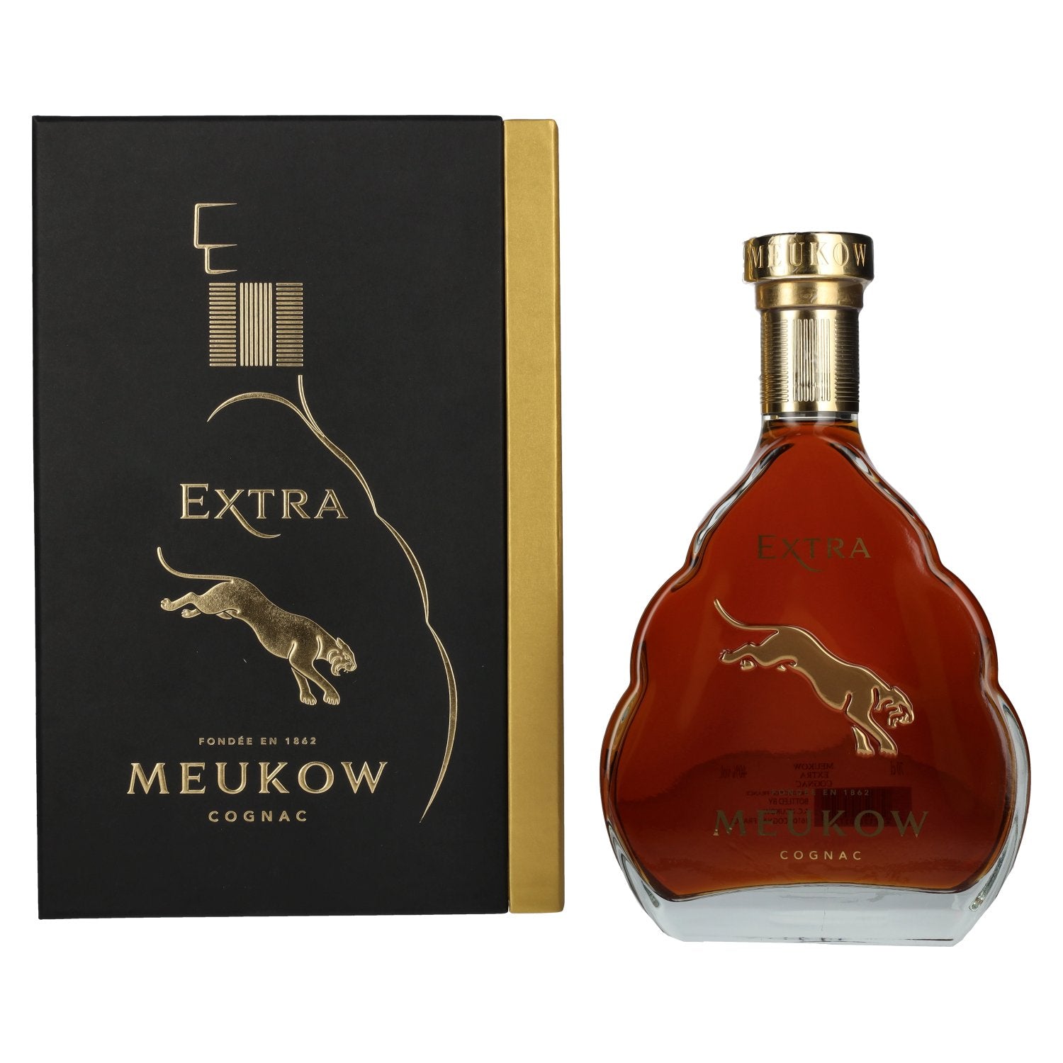 Meukow EXTRA Cognac 40% vol. 0,7l en boîte cadeau