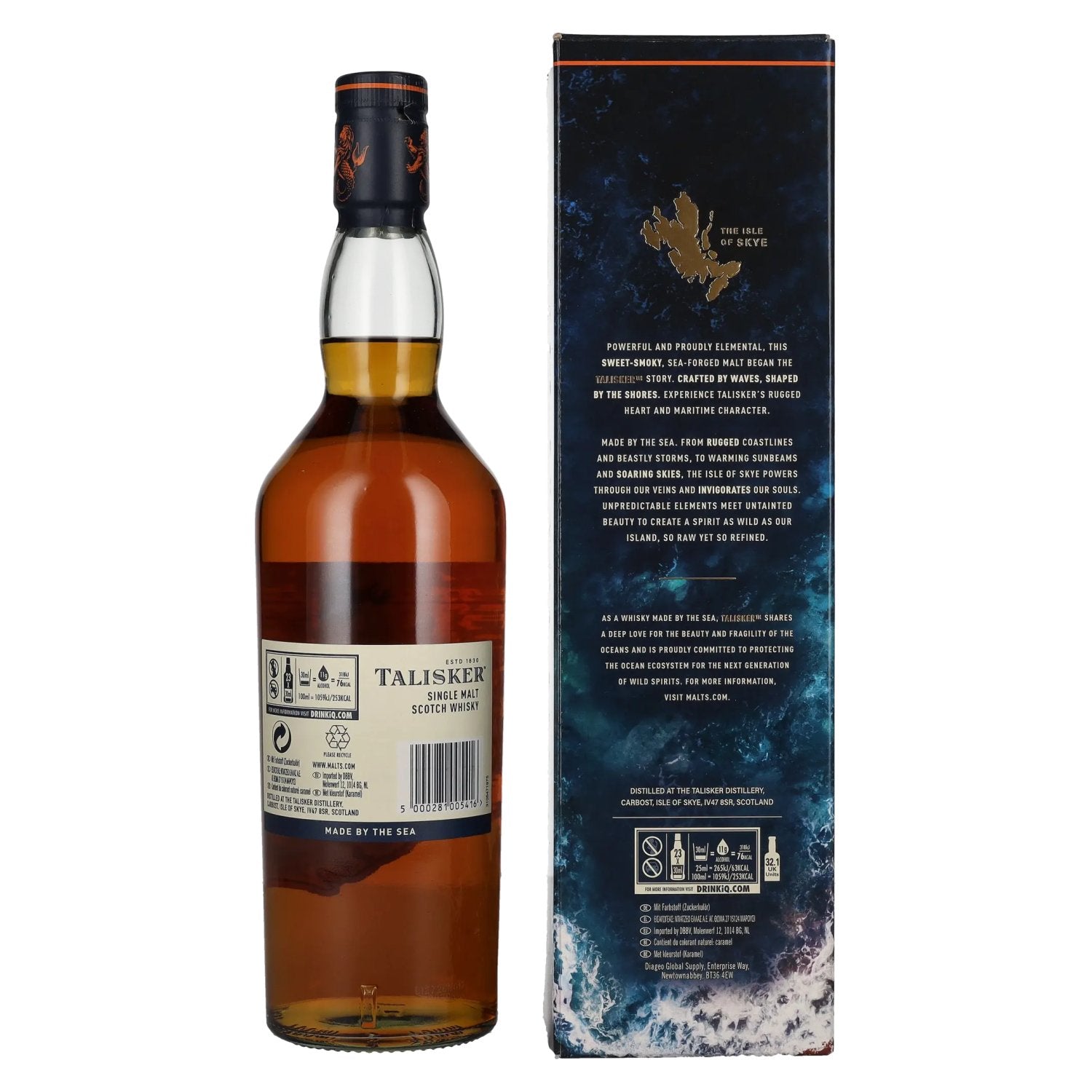 Talisker 10 Years Old Single Malt Whisky 45,8% Vol. 0,7l in geschenkverpakking