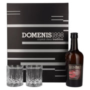 Domenis 1898 DOMBAY Kersencrema di ciliegie 17% Vol. 0,5l in geschenkverpakking met 2 glazen