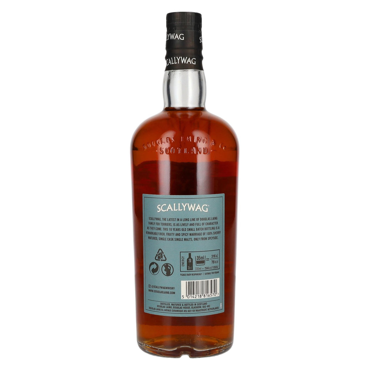 Douglas Laing Scallywag 10 ans d'âge, Speyside Blended Malt, 46 % vol., 0,7 l