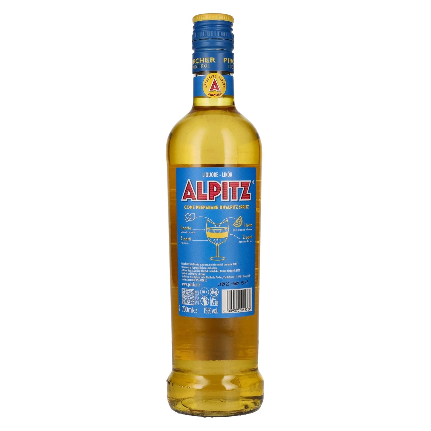 Pircher ALPITZ Aperitivo Alpino 15% vol. 0,7l