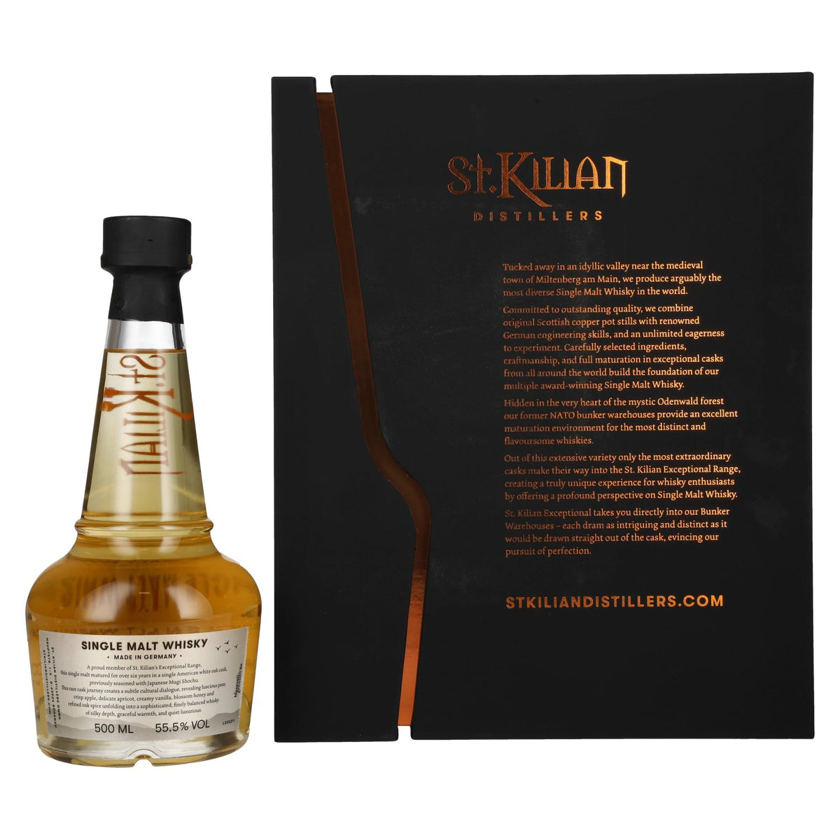 St. Kilian EX MUGI SHOCHU Single Malt Whisky 55,5% Vol. 0,5l in Geschenkbox