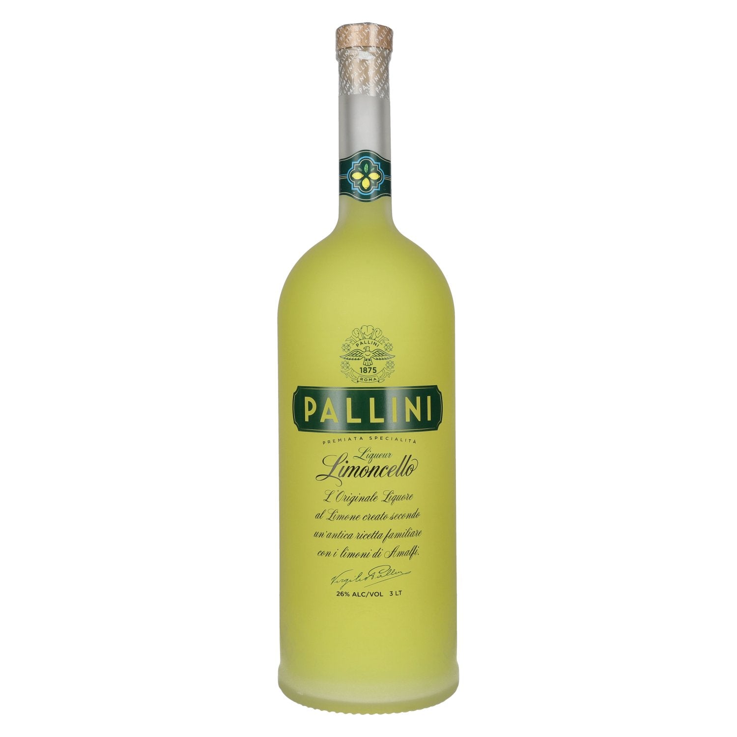Pallini Limoncello Liqueur 26% vol. 3l