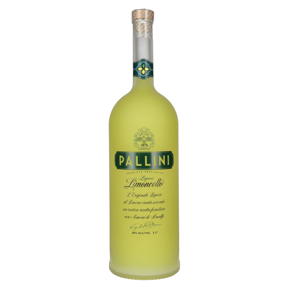 Pallini Limoncello-likeur 26% vol. 3 l