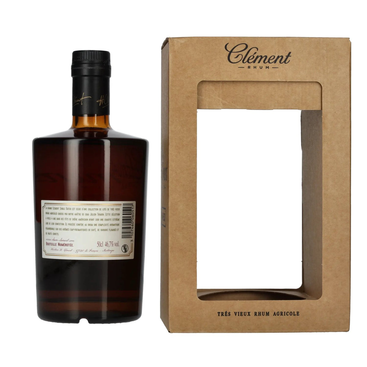 Clément Rhum Chauffe Extrême Single Batch 46,7% vol. 0,5 l in geschenkverpakking