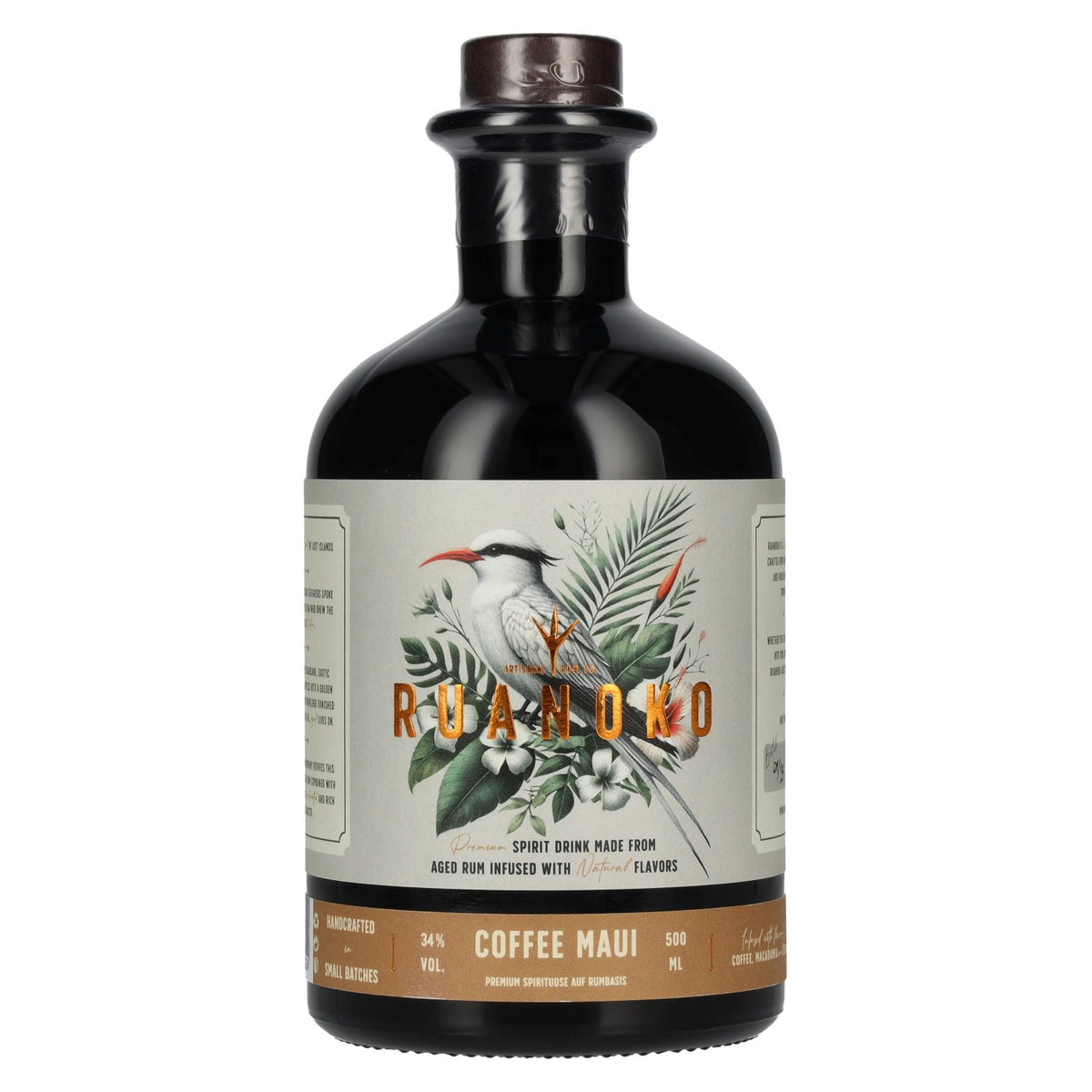 Ruanoko Coffee Maui Spirit Drink 34% ABV 0.5l
