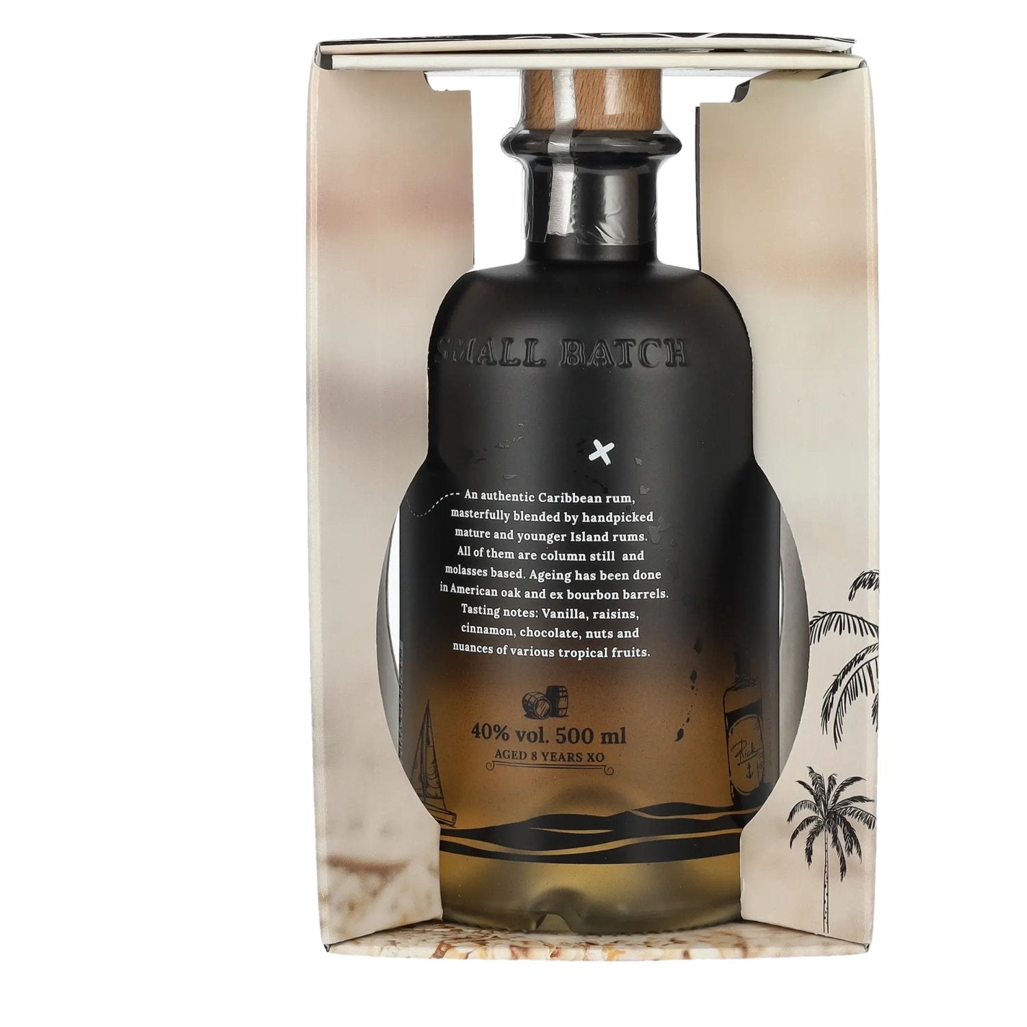 Rick Caribbean XO 8 Years Old Smooth Rum 40% Vol. 0,5l in Geschenkbox