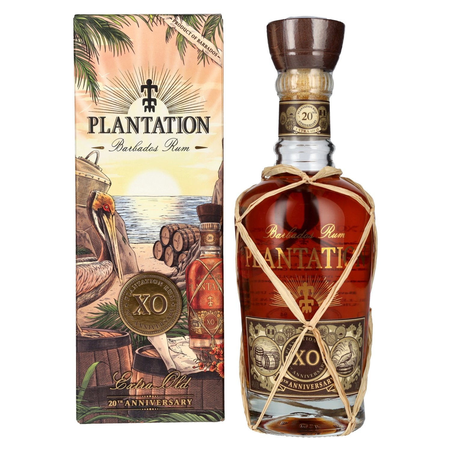 Plantation Rum BARBADOS XO 20th Anniversary 40% vol. 0.7l in a gift box