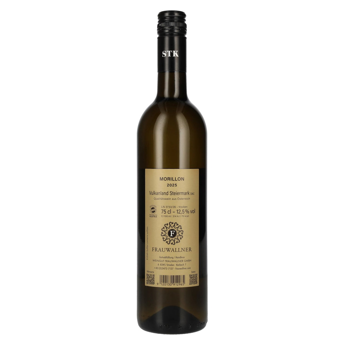 Frauwallner Morillon Vulkanland Steiermark DAC 2025 12,5% Vol. 0,75l