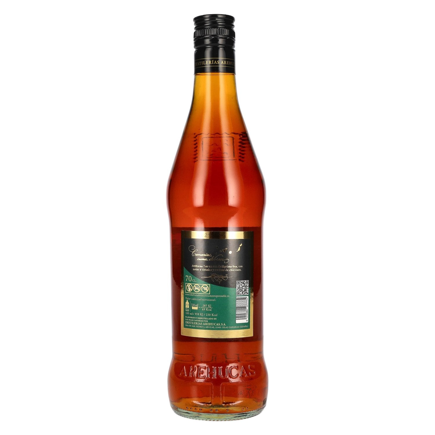 Ron Arehucas 7 Años Añejo Carta Especial 40 % vol. 0,7 l