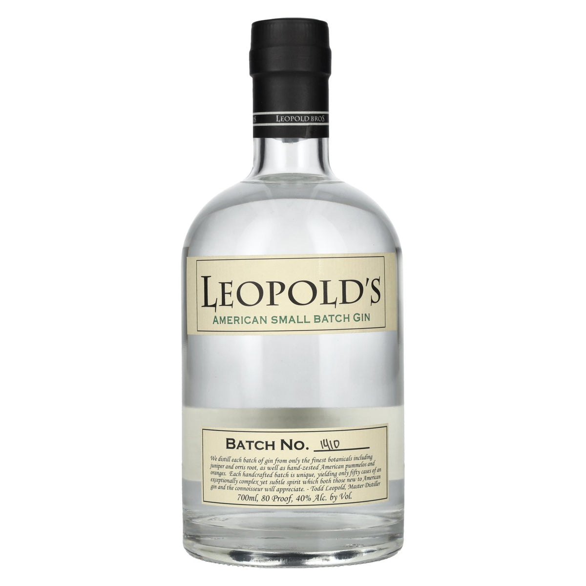 Leopold's Gin Small Batch 40 % vol. 0,7 l
