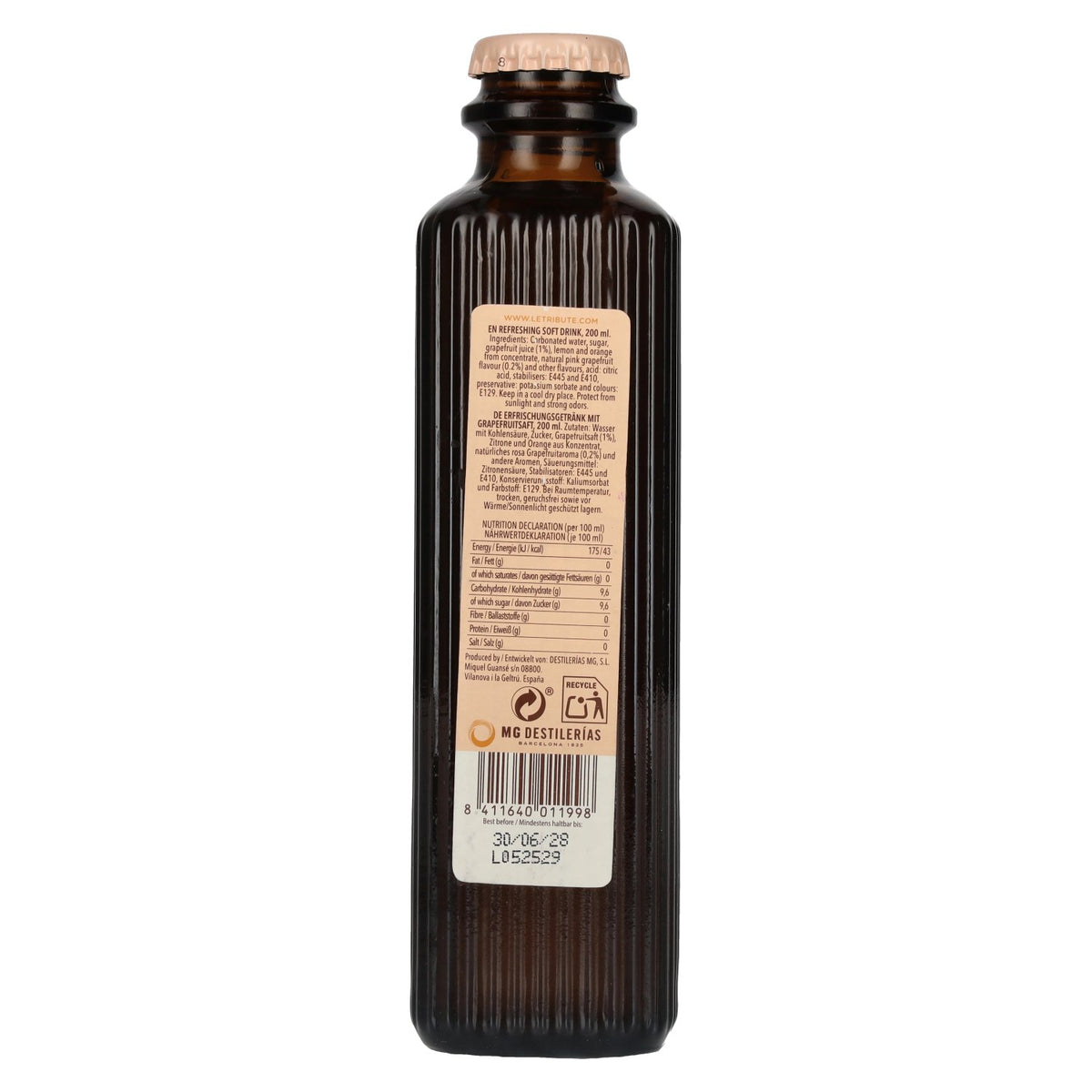 Le Tribute Pink Grapefruit 0,2 l