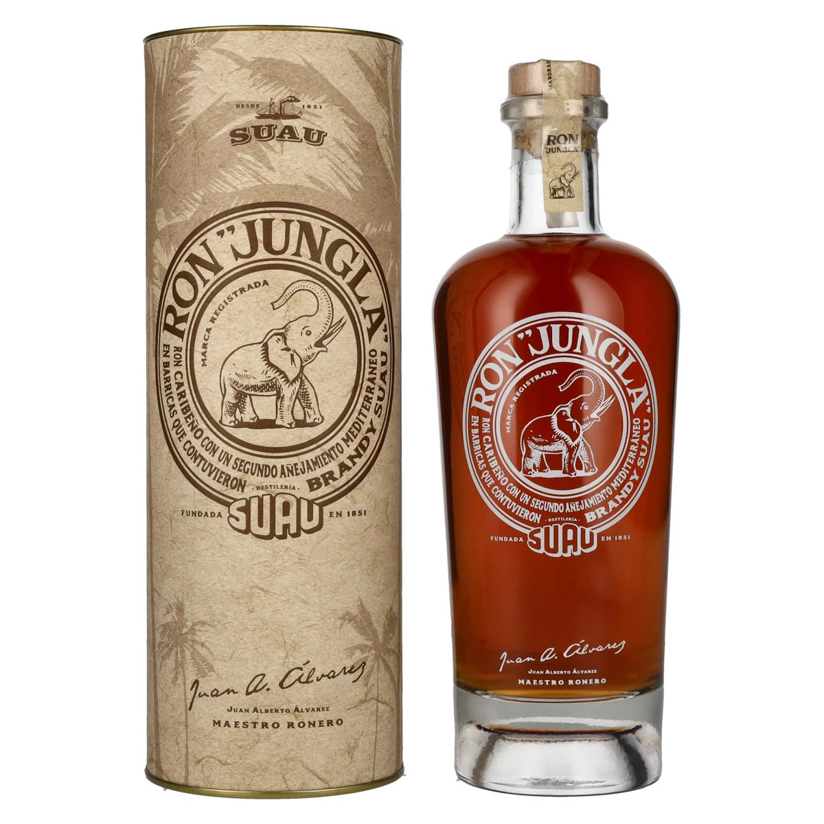 Ron Jungla 40% vol. 0.7 l in a gift box