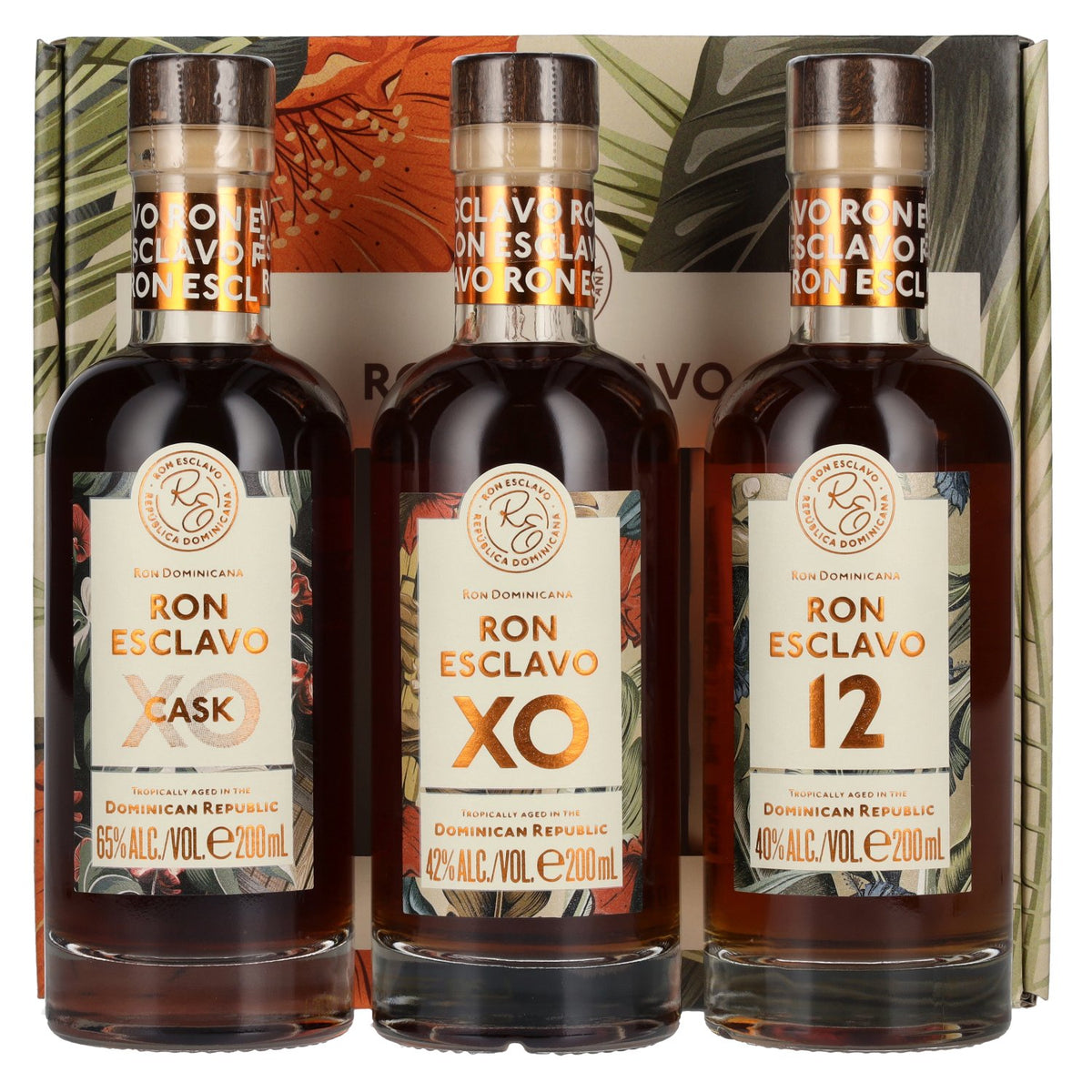 Ron Esclavo Giftbox 49% Vol. 3x0,2l in Geschenkbox
