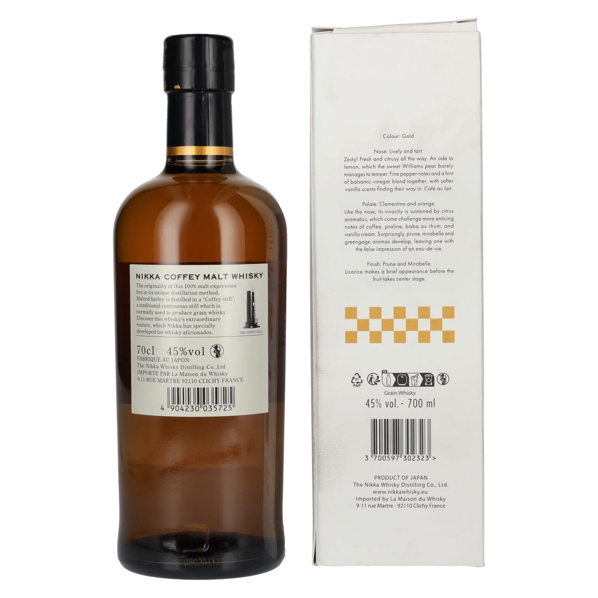 Nikka Coffey Malt Whisky 90th Anniversary 45% Vol. 0,7l in Geschenkbox