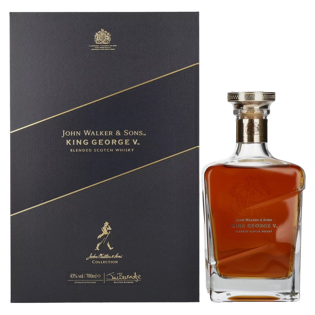 John Walker &amp; Sons KING George V, whisky écossais blended, 43 % vol., 0,7 l, dans un coffret cadeau